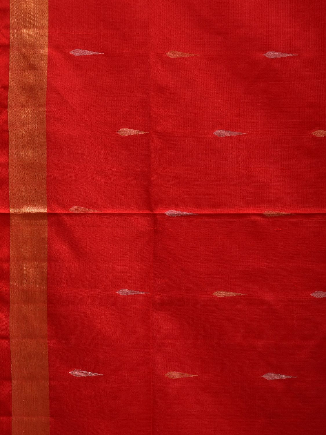 Red Uppada Silk Handloom Saree with Rich Pallu Design u1888