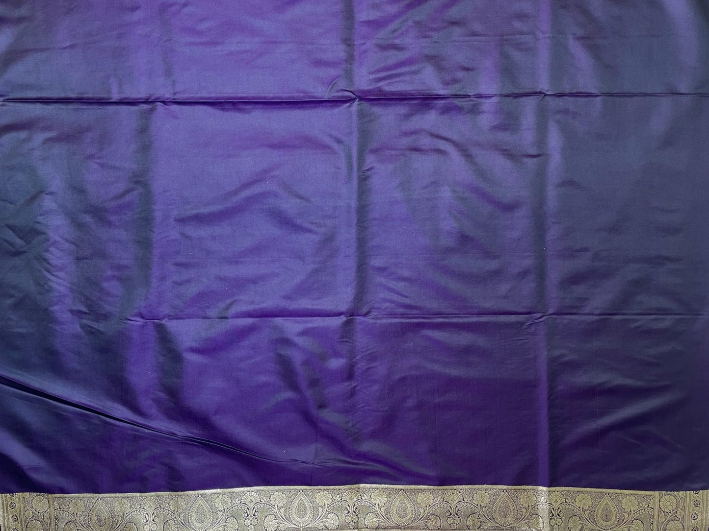 Royal Blue Banaras Katan Silk Saree with Body Butti and Border Design b0396ds