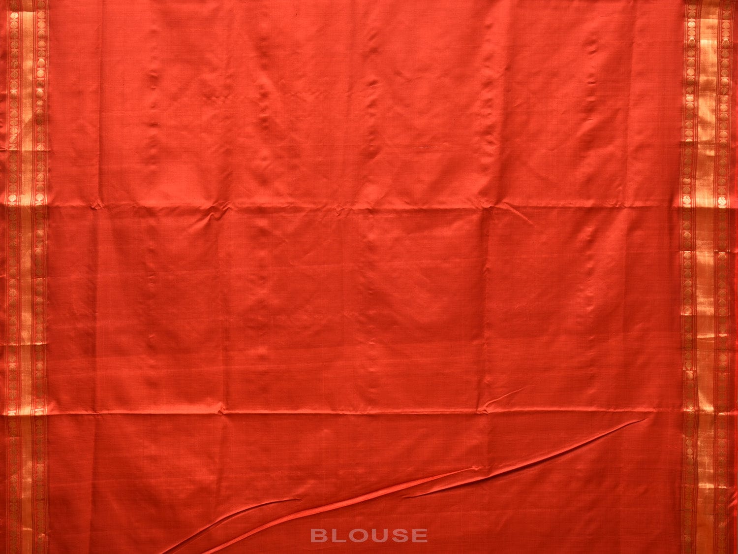 Rust Uppada Silk Handloom Saree with Karpur Pallu Design u2052