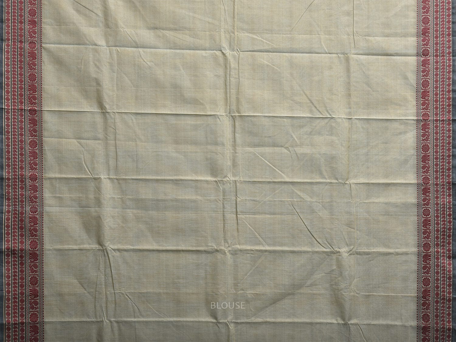 Sea Blue Kanchipuram Cotton Saree with Strips Pallu and Border Design k0870