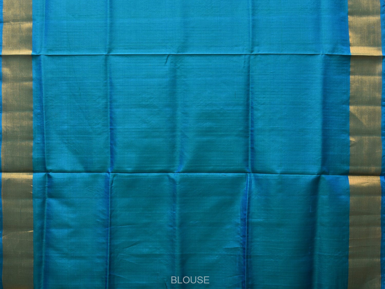 Sea Green and Blue Uppada Silk Handloom Saree with Body Buta and Checks Design u2202
