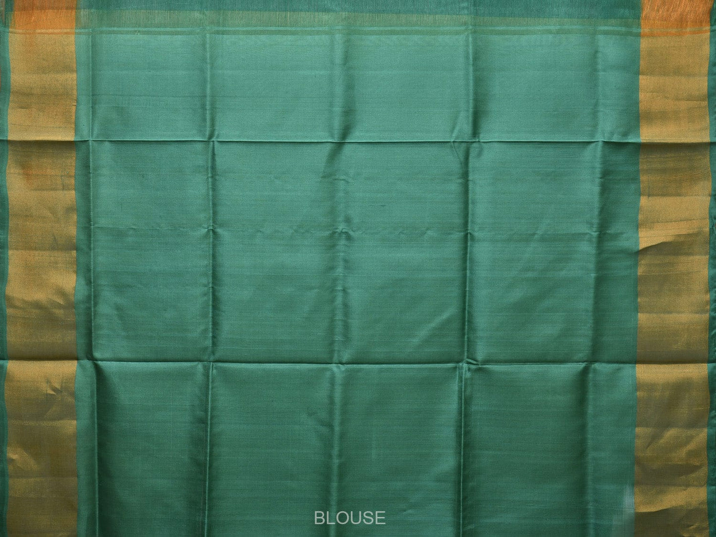 Sea Green and Light Green Uppada Silk Handloom Plain Saree with Contrast Pallu Design u2206