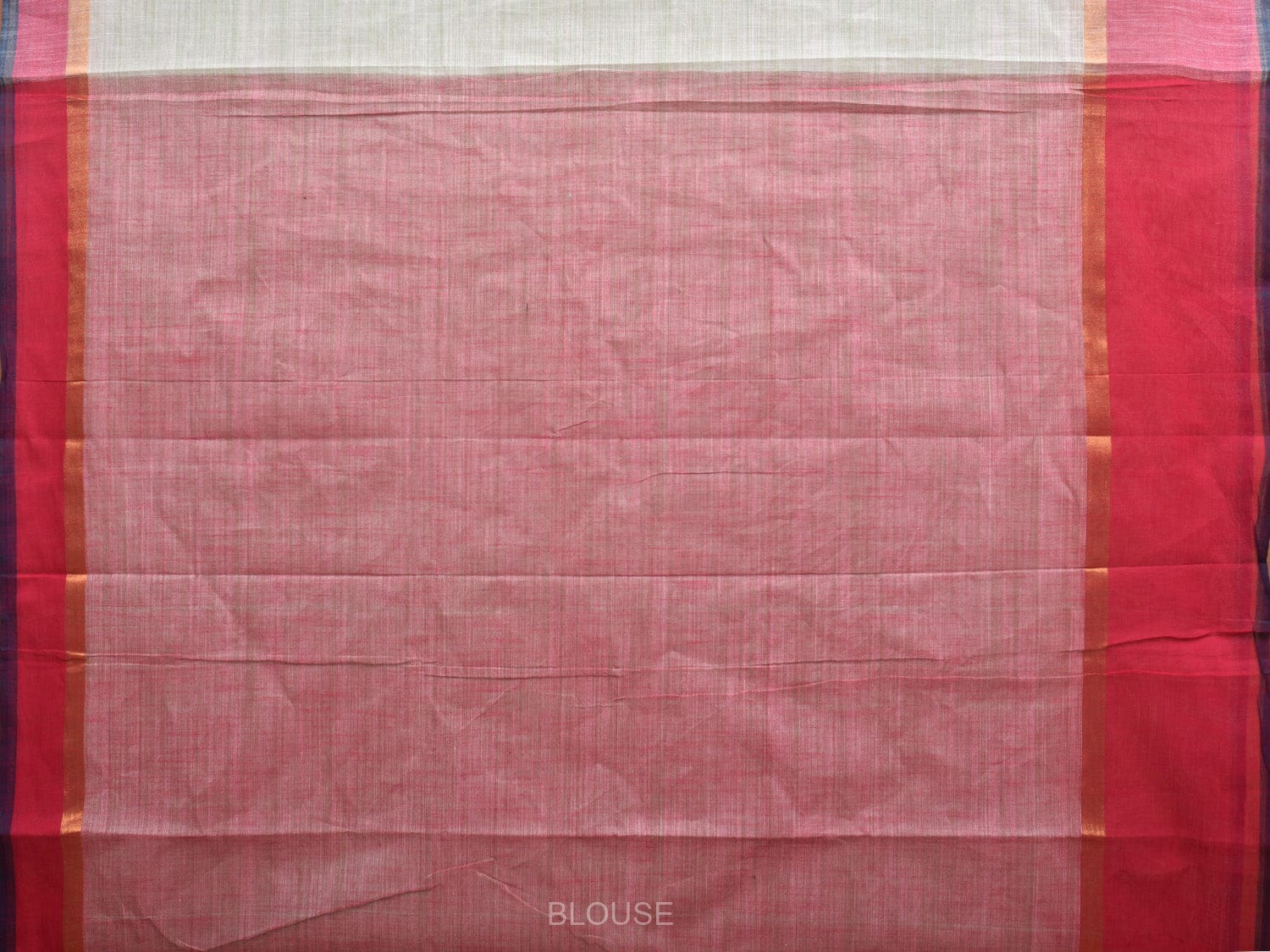 Sea Green and Pink Kanchipuram Cotton Plain Saree with Strips Pallu Design k0606