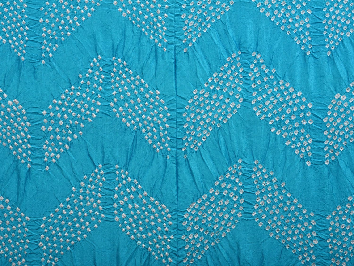 Sky Blue and Red Bandhani Paithani Silk Handloom Saree with Pallu Design bn0389