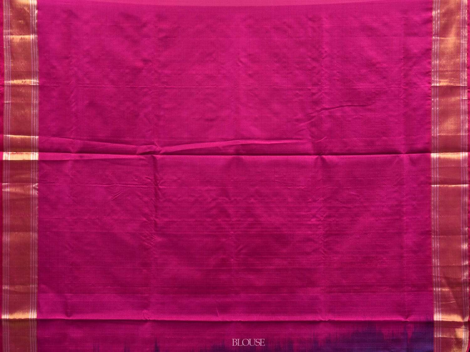 Teal and Pink Uppada Silk Handloom Saree with Peacocks Pallu Design u1786
