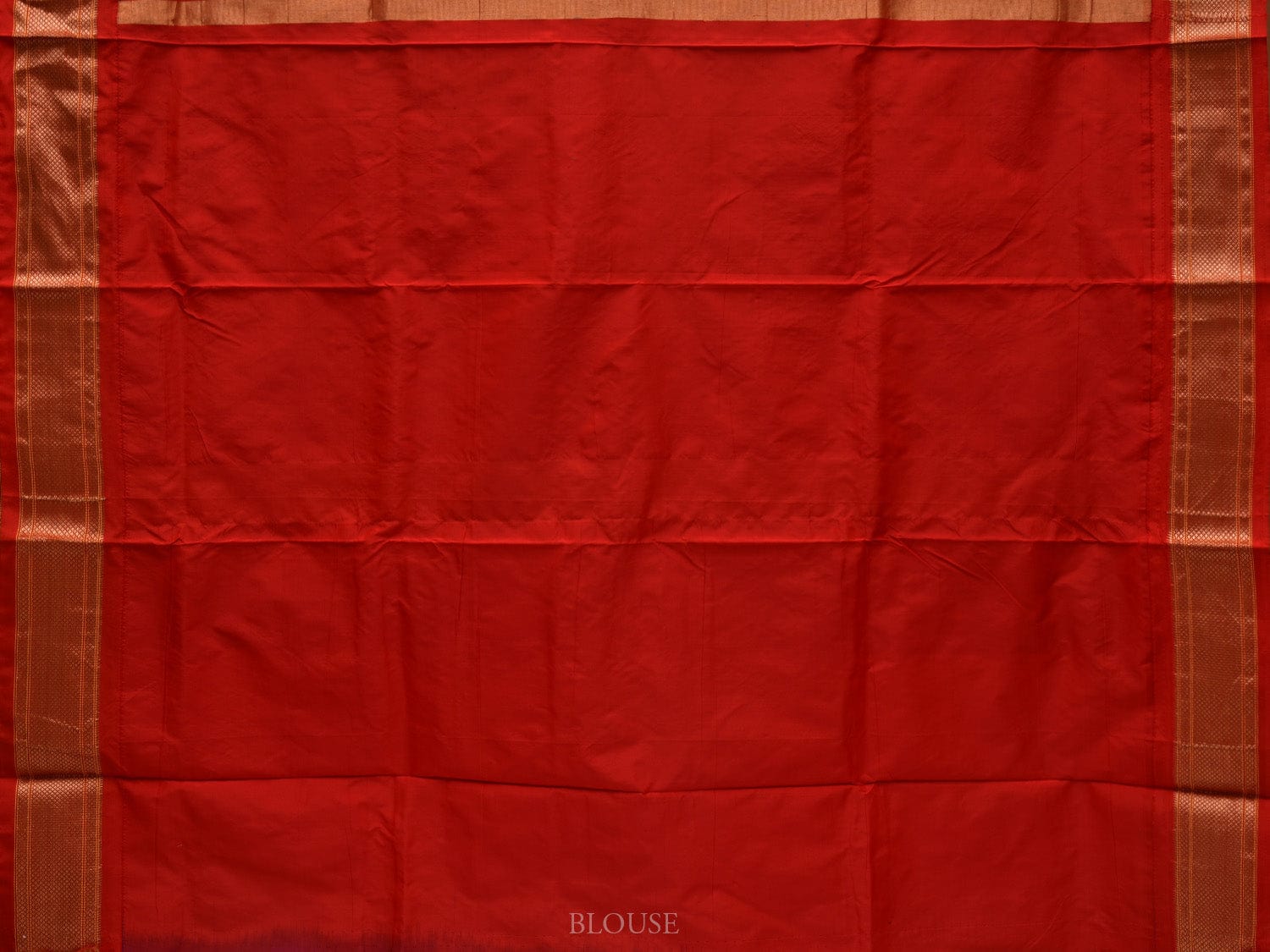 Teal and Red Paithani Silk Handloom Saree with Pallu Design p0451