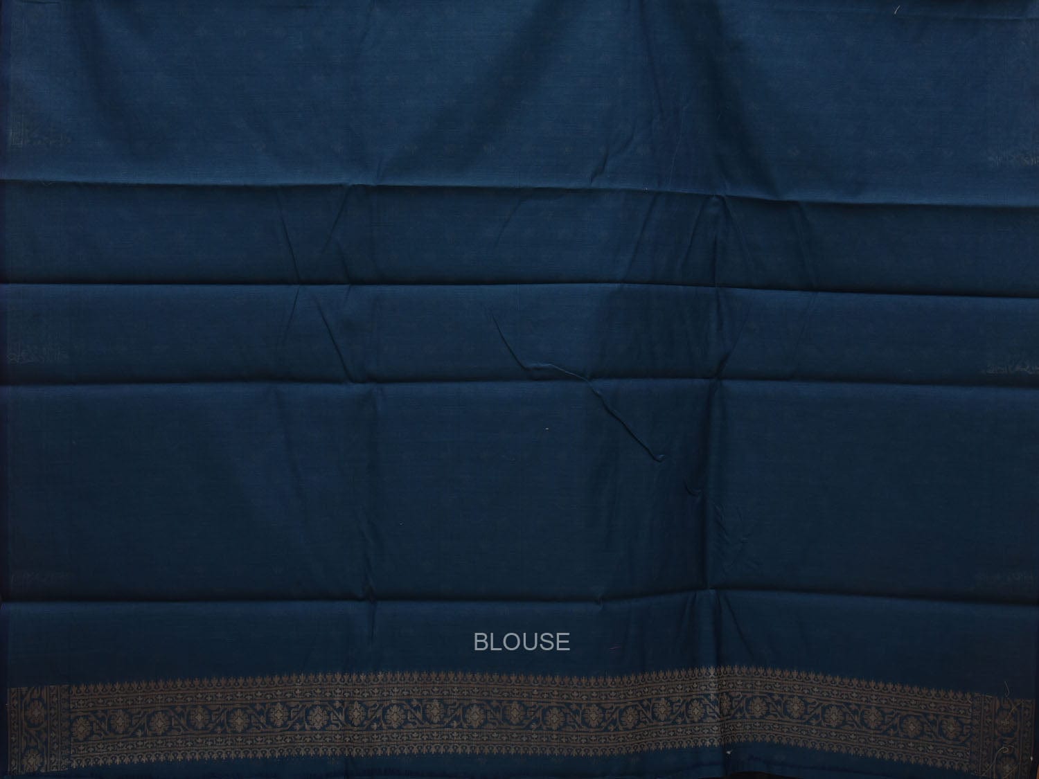 Teal Cut Work Sico Cotton Saree with All Over Banaras Design o0378