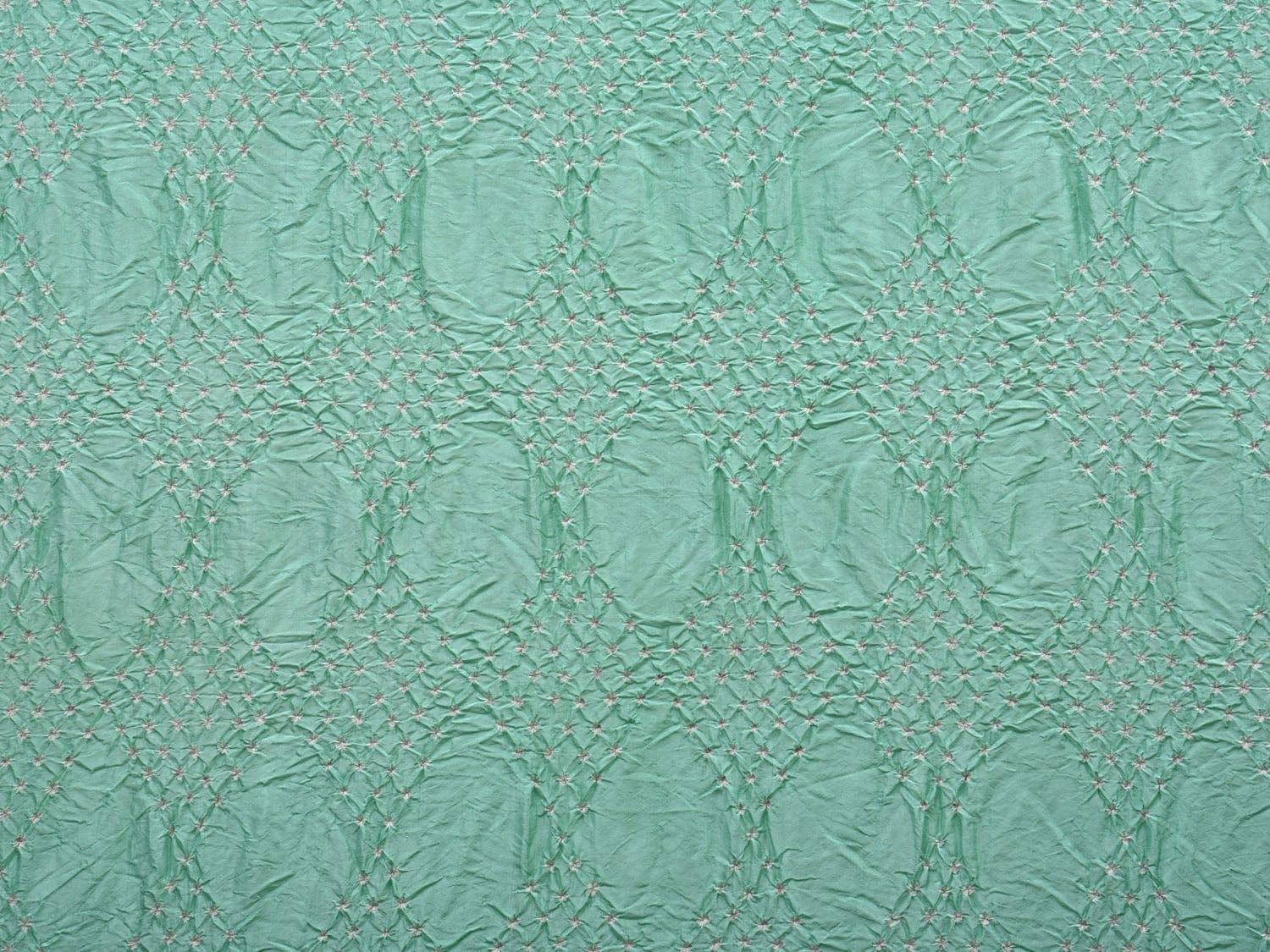 Turquoise Bandhani Paithani Silk Handloom Saree with Pallu Design bn0356