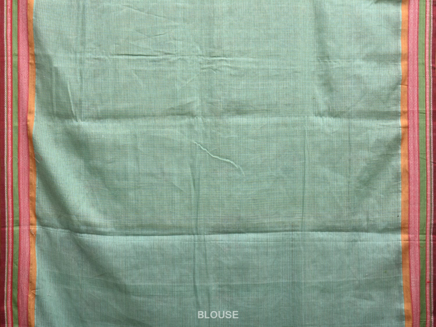 Turquoise Narayanpet Cotton Handloom Saree with Kasuti Work Design o0455