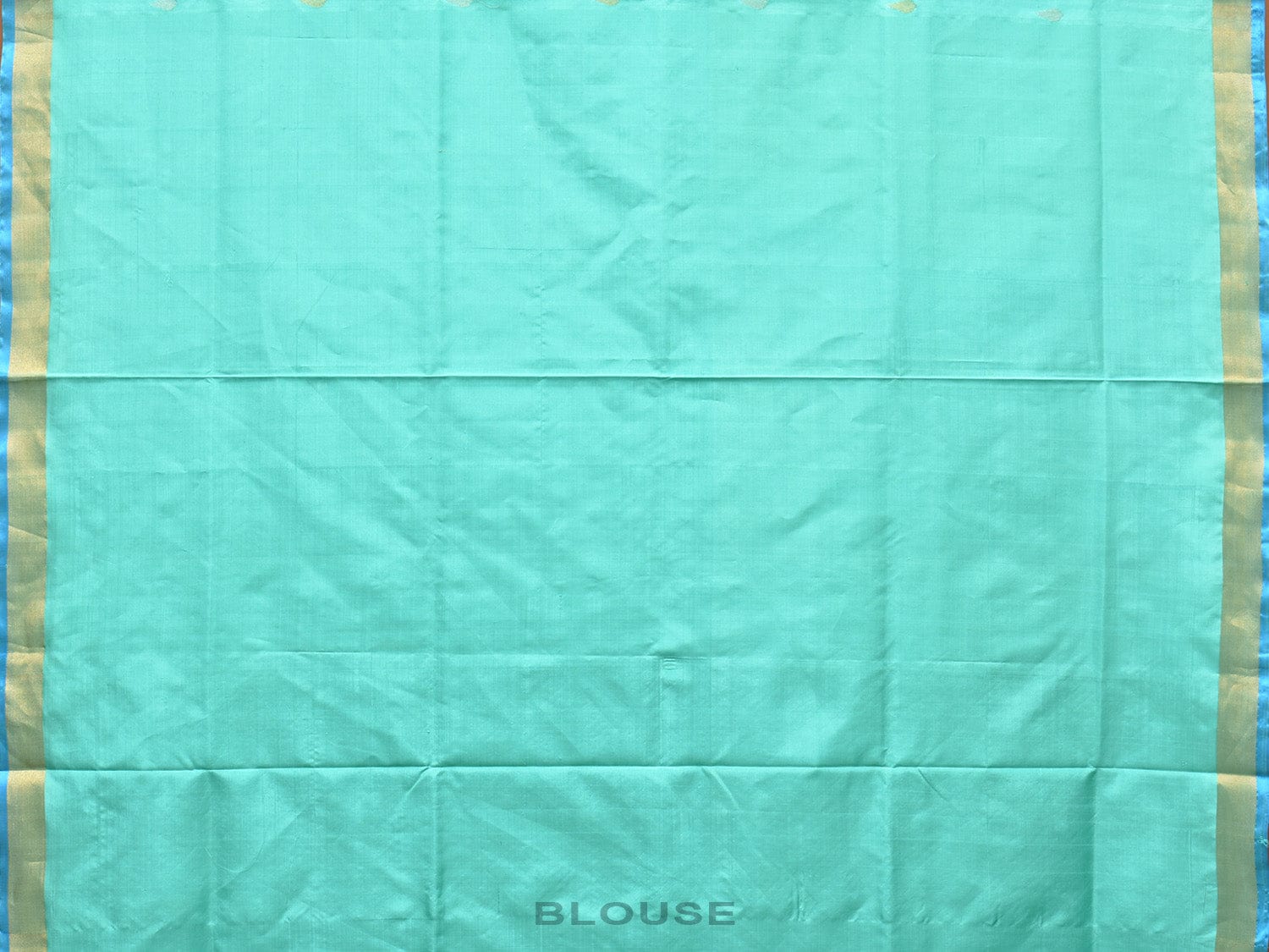 Turquoise Uppada Silk Handloom Saree with Birds and Grill Pallu Design u2059