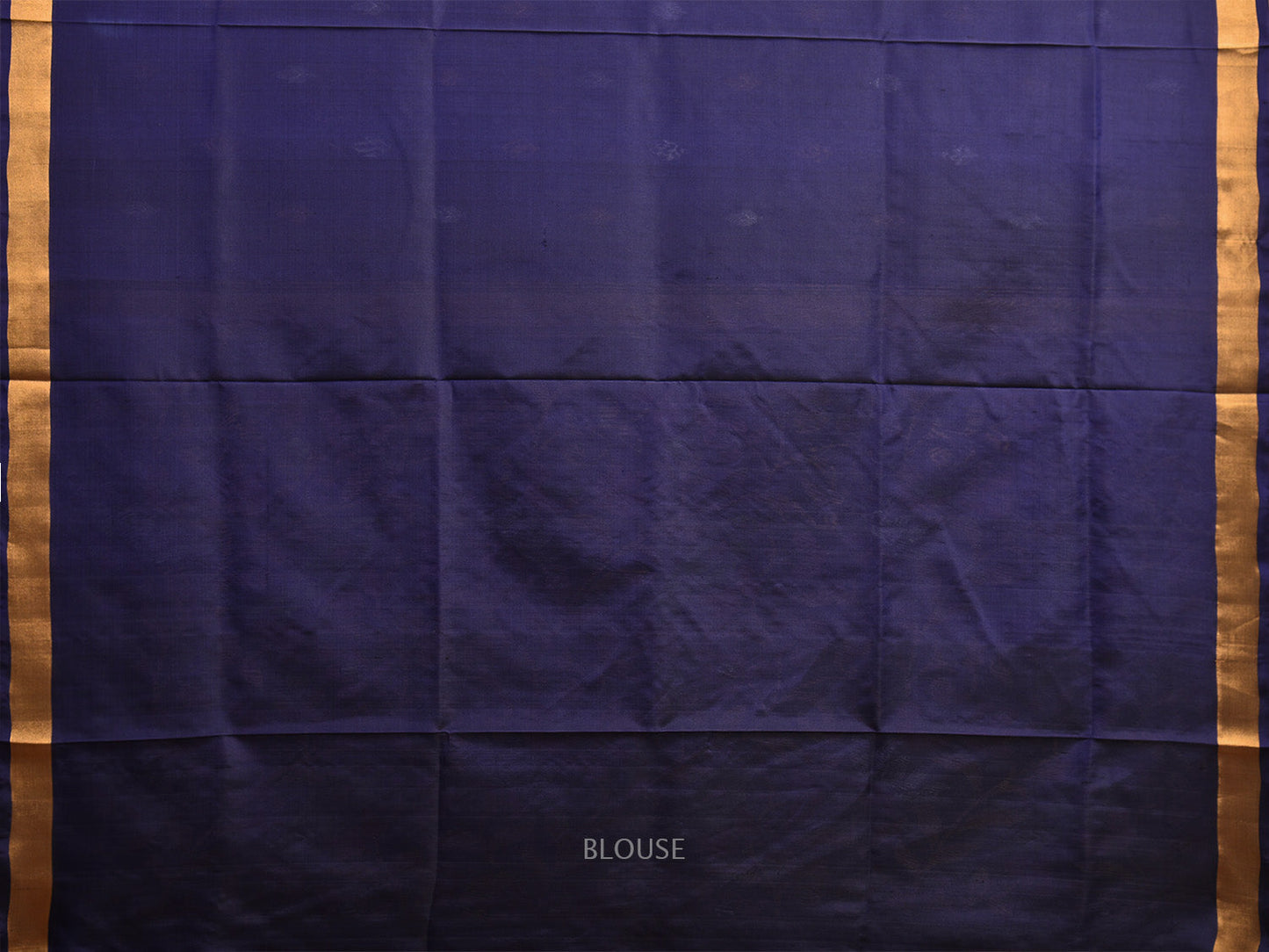 Navy Uppada Silk Handloom Saree with Floral and Birds Pallu Design u2322