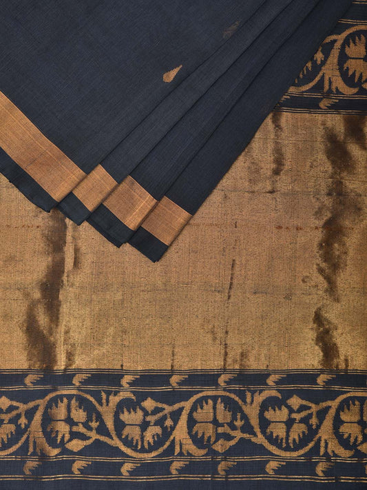 Grey Uppada Cotton Handloom Saree with Ashavali Pallu Design u2324