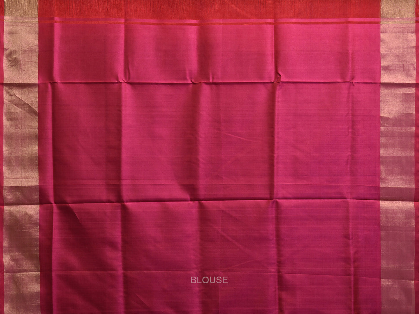 Purple and Pink Uppada Silk Handloom Plain Saree with Contrast Pallu Design u2405