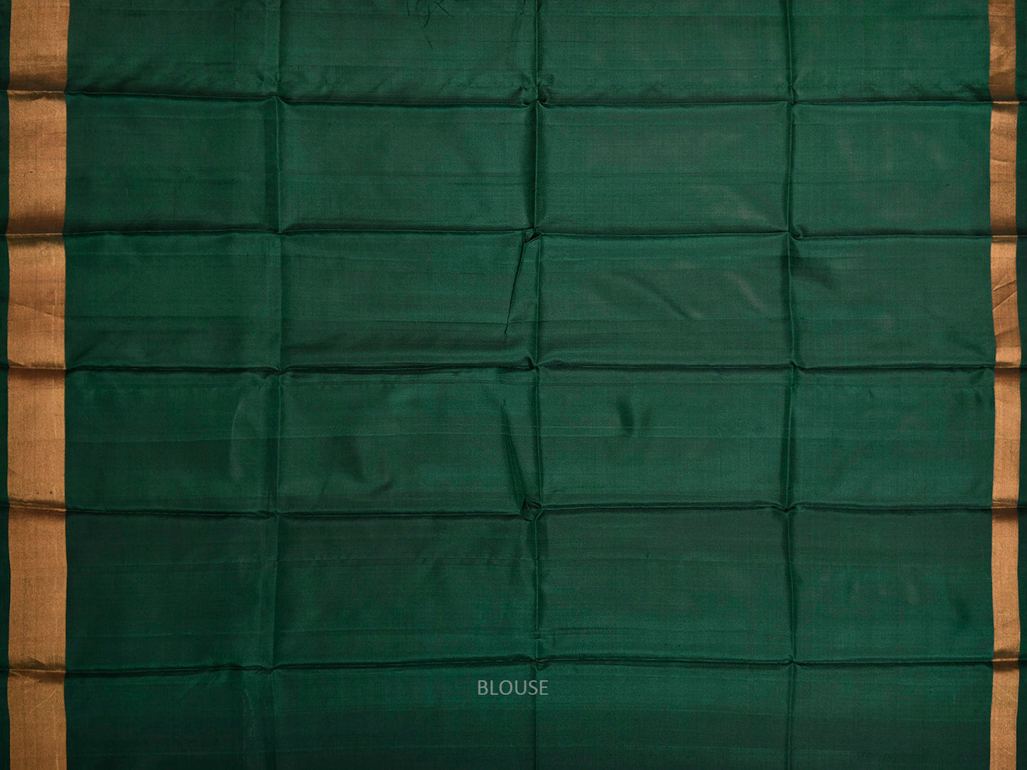 Beige and Dark Green Uppada Silk Handloom Saree with One Side Ikat Border Design u2430