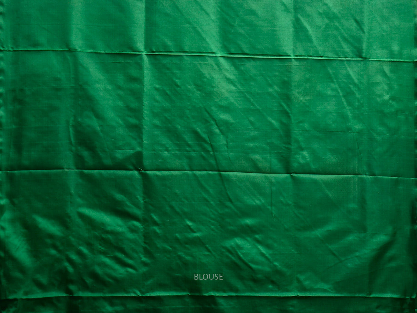 Green Uppada Silk Handloom Saree with Big Polka Body Buta Design u2464