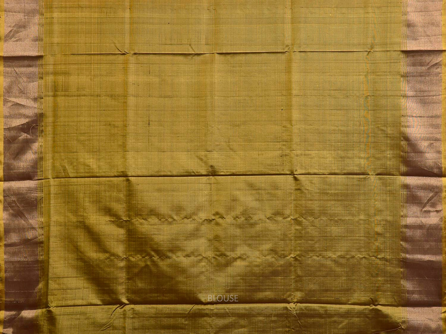 Navy and Olive Uppada Silk Handloom Saree with Checks and Buta Design u2498