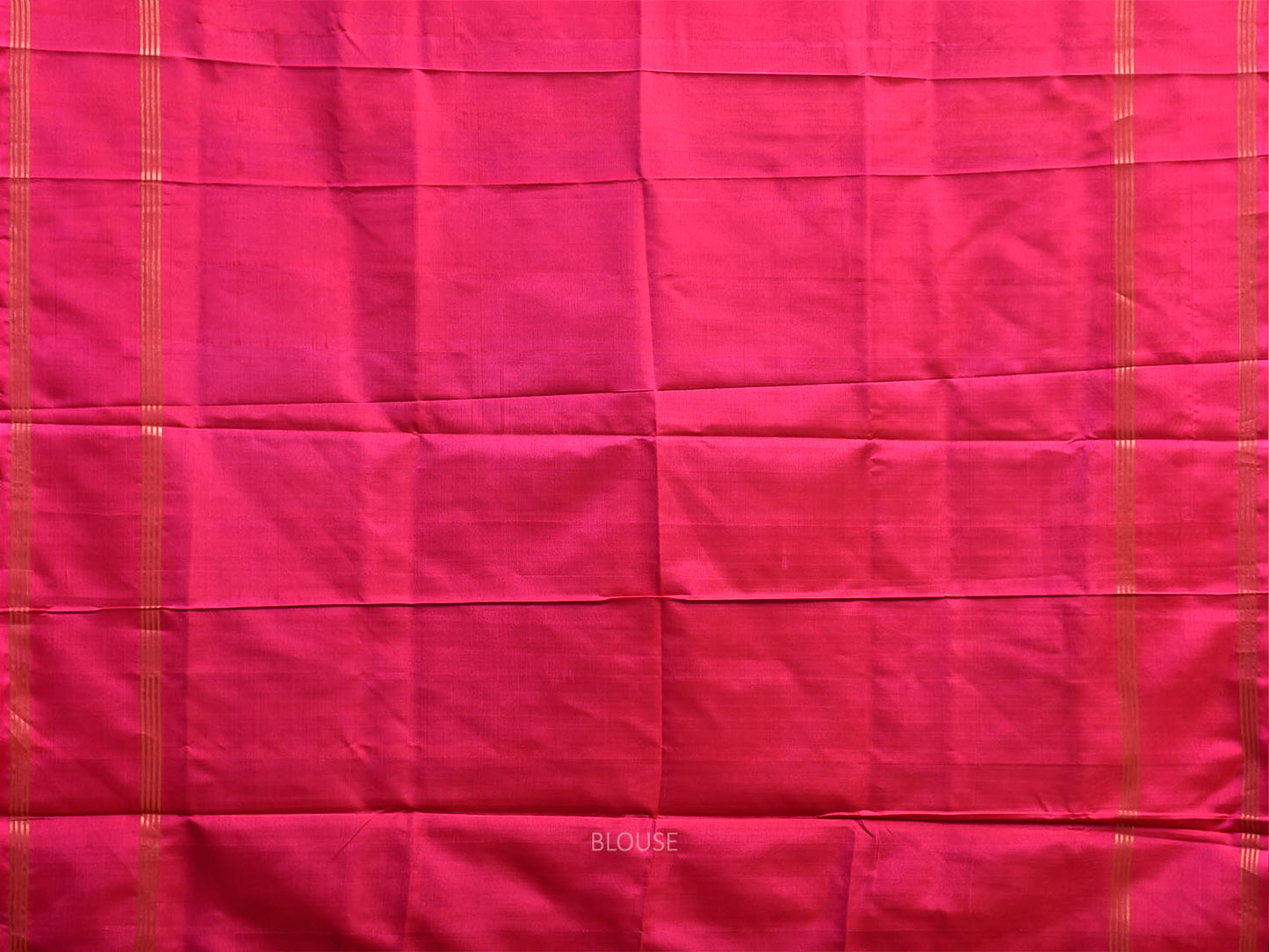 Navy and Pink Uppada Silk Handloom Plain Saree with Contrast Pallu Design u2500