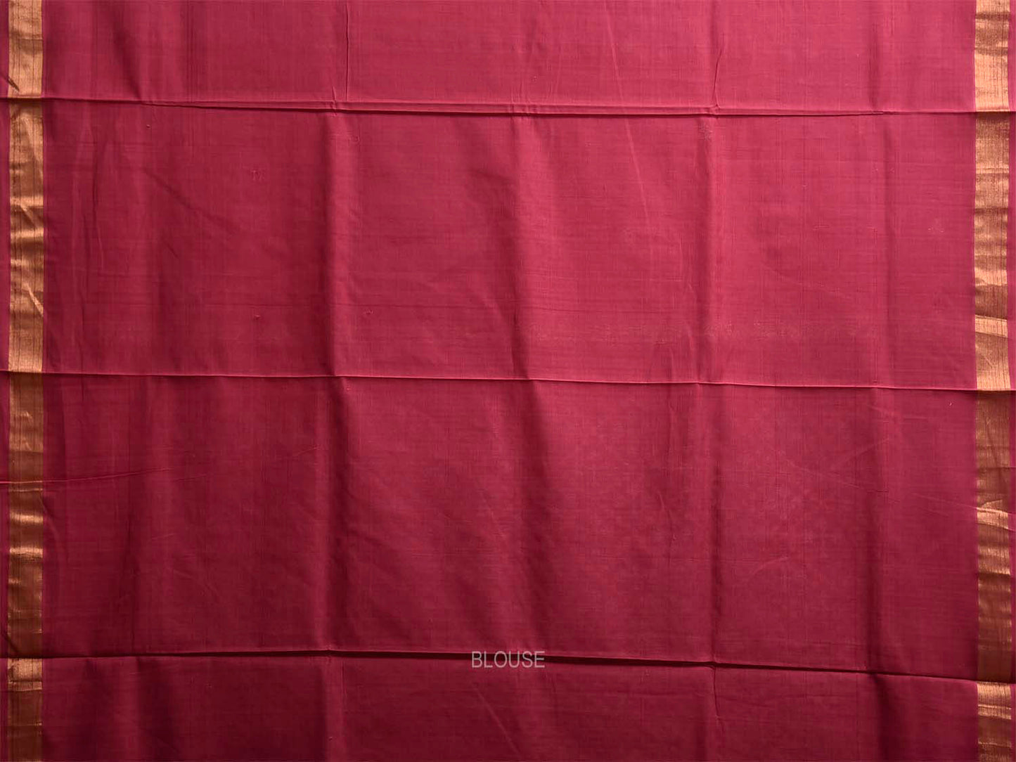 Dark Red Uppada Cotton Handloom Saree with Jamdani Pallu Design u2542