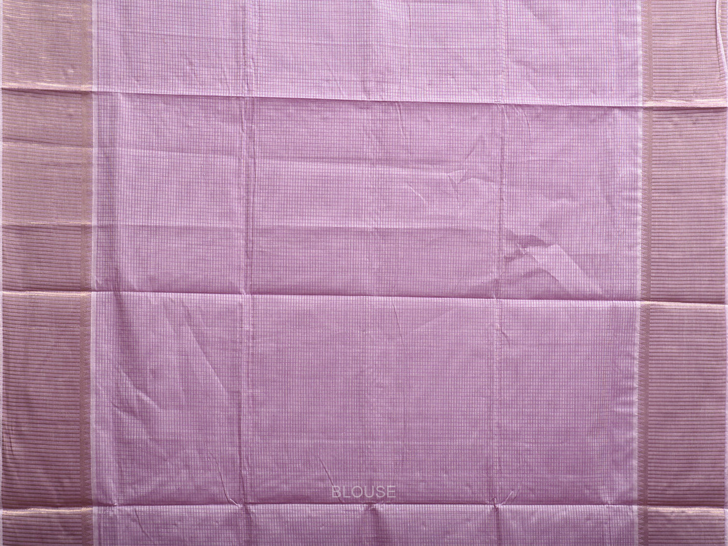 Pink Venkatagiri Cotton Saree with Checks and Mango Pallu Design v0155