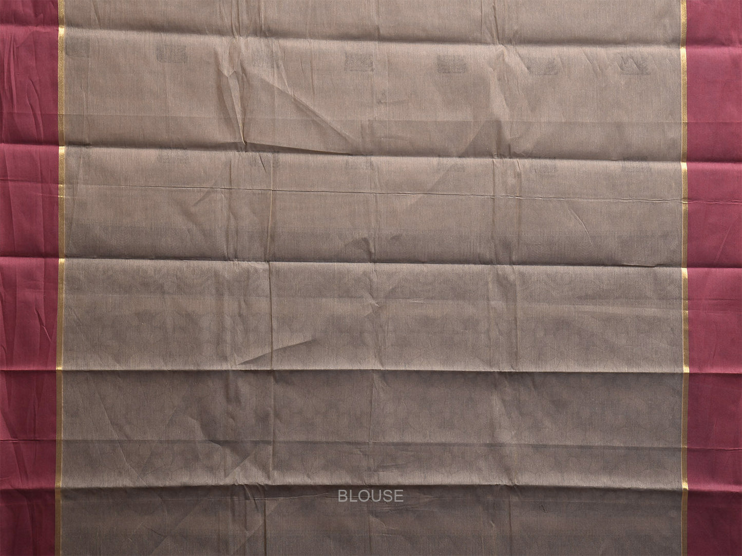 Grey and Magenta Venkatagiri Cotton Saree with Body Buta and Pallu Design v0162