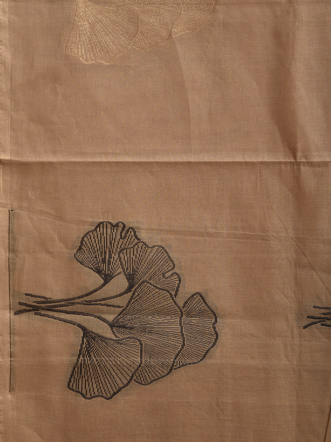 Fawn Venkatagiri Cotton Saree with Body Buta and Pallu Design v0194