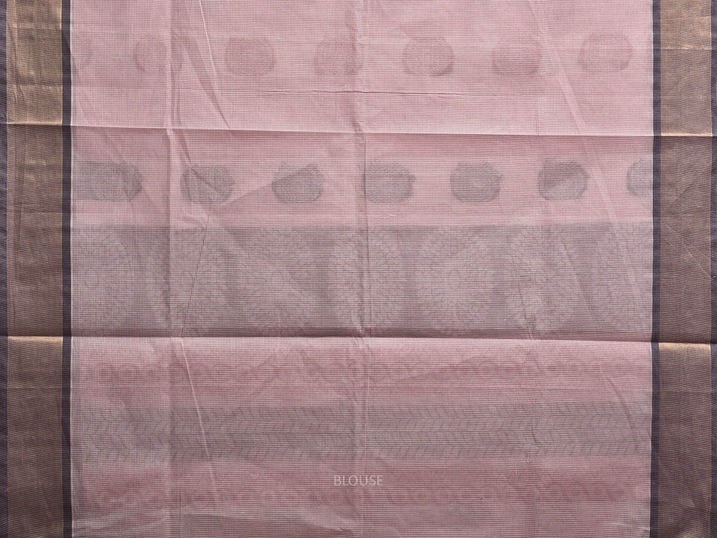 Pink and Black Venkatagiri Cotton Saree with Body Buta and Pallu Design v0211