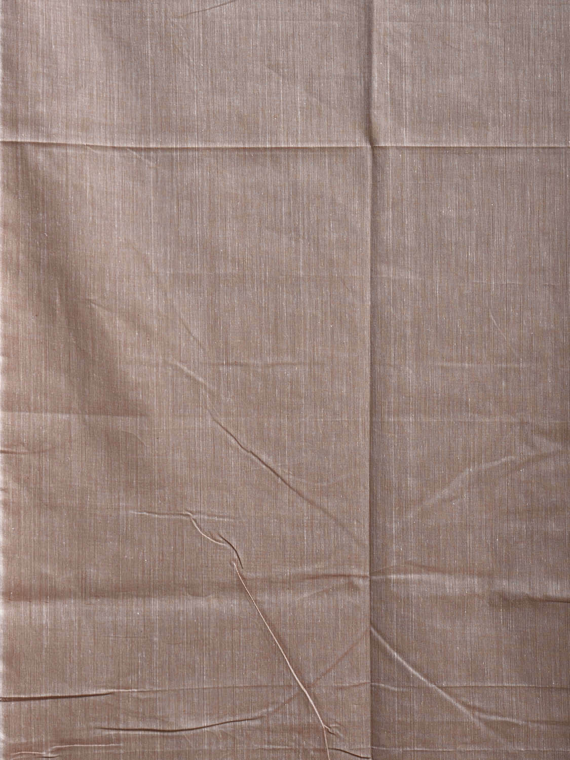 Light Fawn Venkatagiri Cotton Saree with Strips Pallu Design v0213