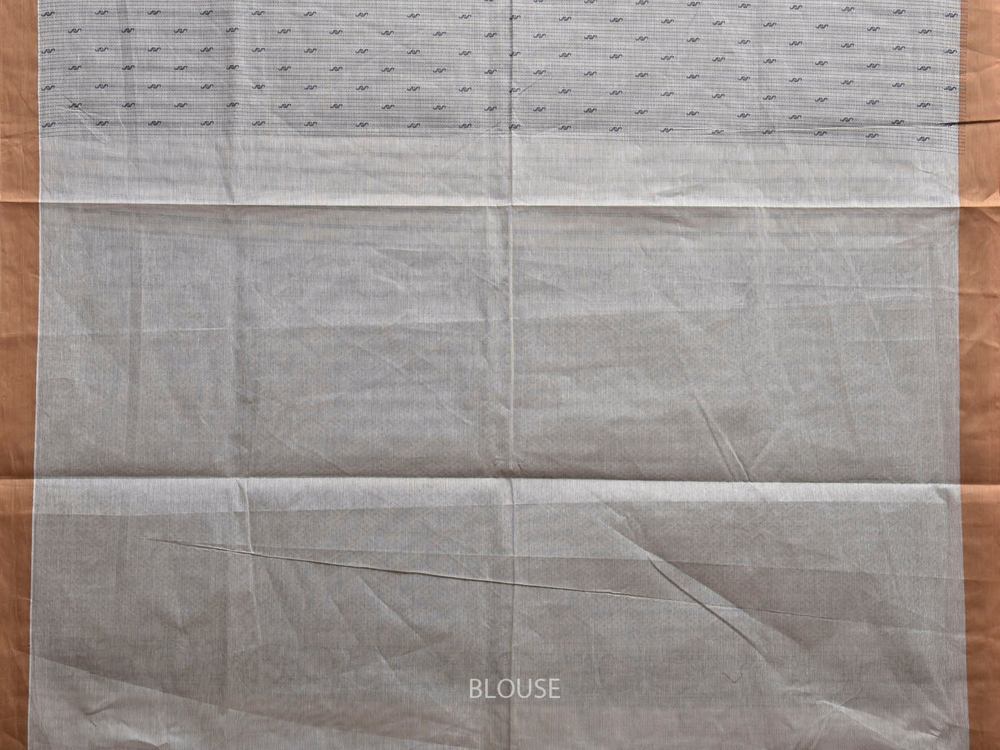 Light Grey Venkatagiri Cotton Saree with Pallu Design v0238