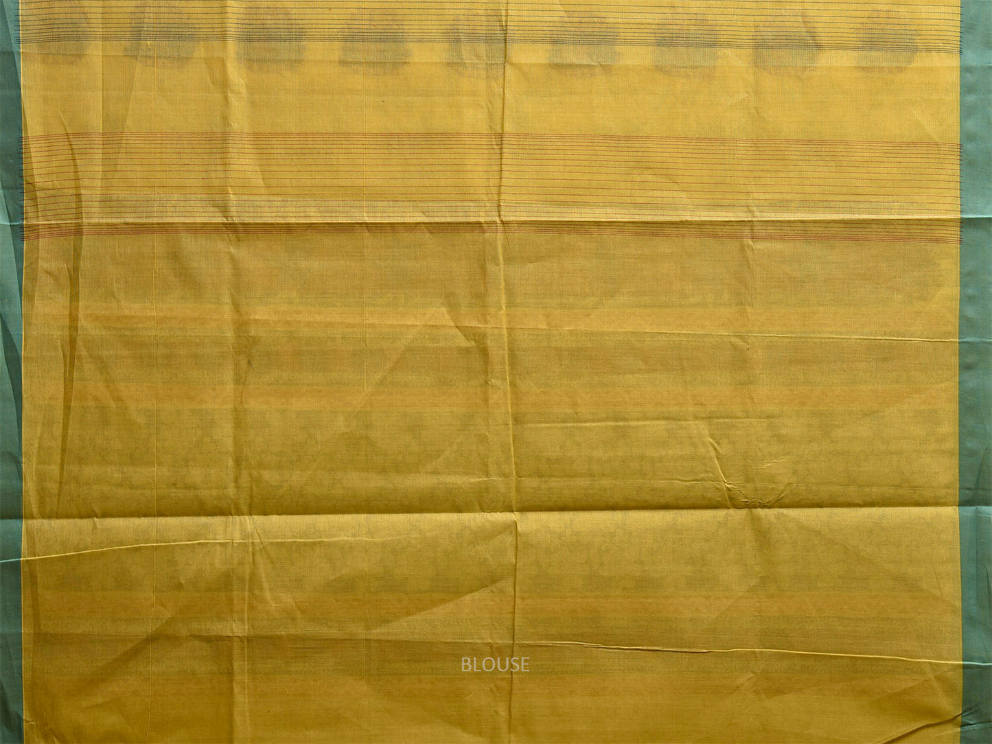 Light Green and Green Venkatagiri Cotton Saree with Floral Buta Design v0240