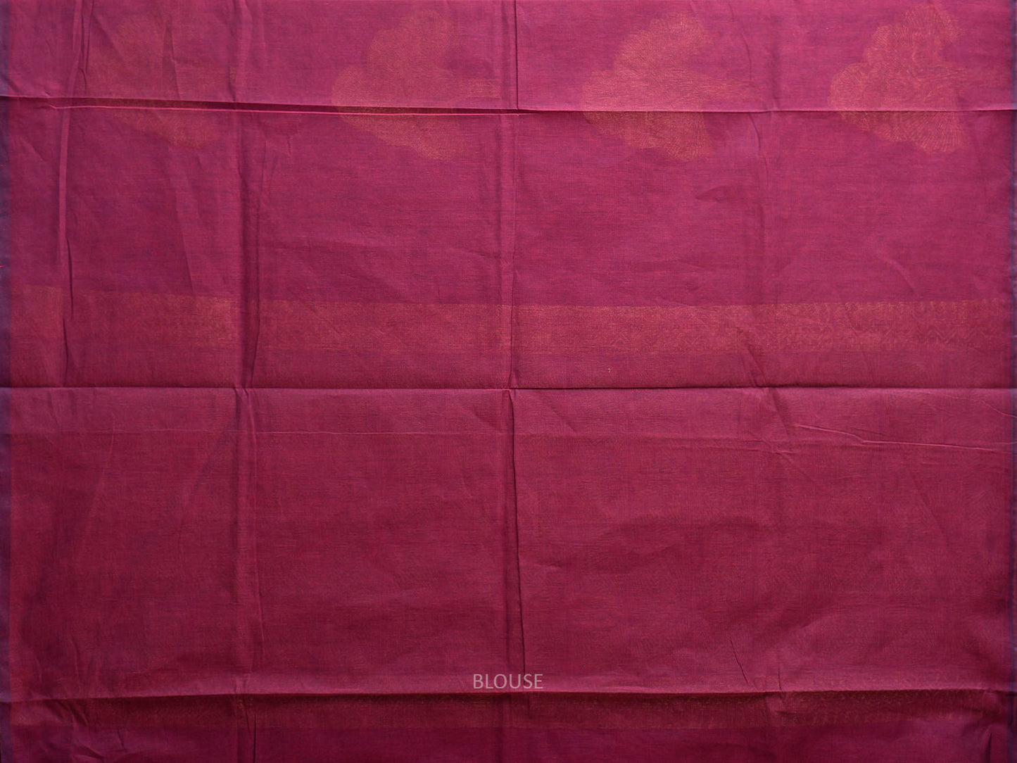 Magenta Venkatagiri Cotton Saree with Leaves Buta Design v0255