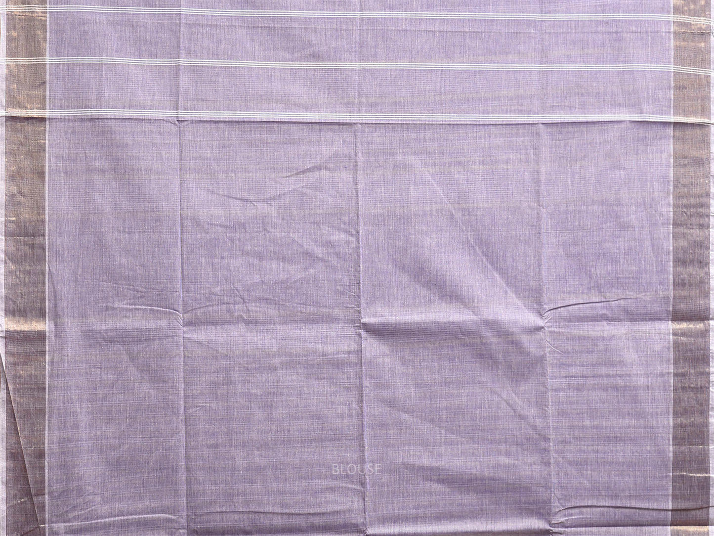 Blue Venkatagiri Cotton Saree with Strips Body and Pallu Design v0290