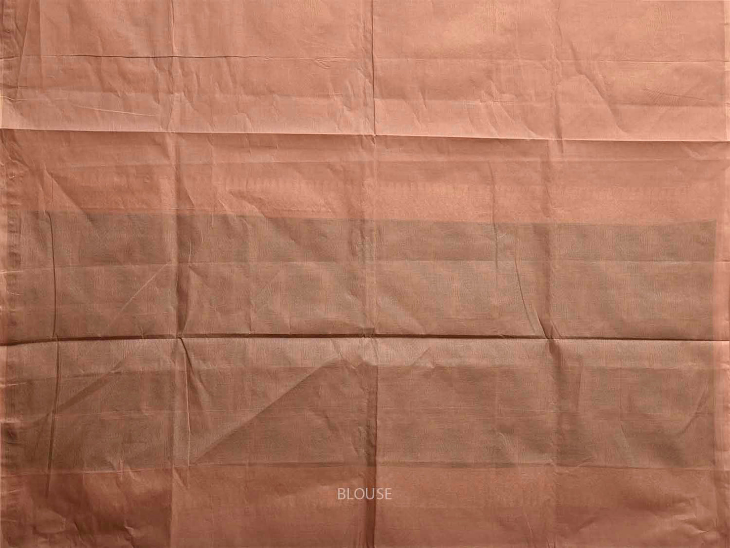 Light Peach Venkatagiri Cotton Saree with Leaves Buta Design v0308