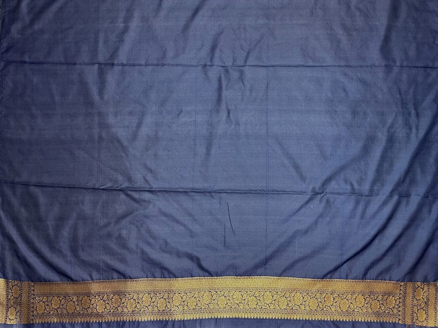 Violet Antique Zari   Banaras Katan Intricate Allover Brocade Saree with Border and Pallu Design b0316ds