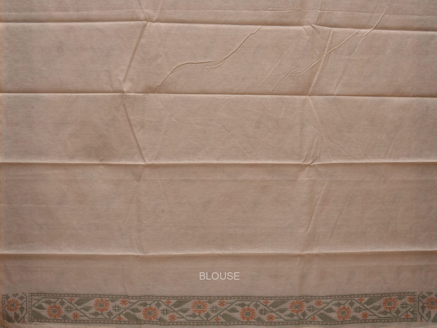 White Cut Work Sico Cotton Saree with All Over Banaras Design o0384