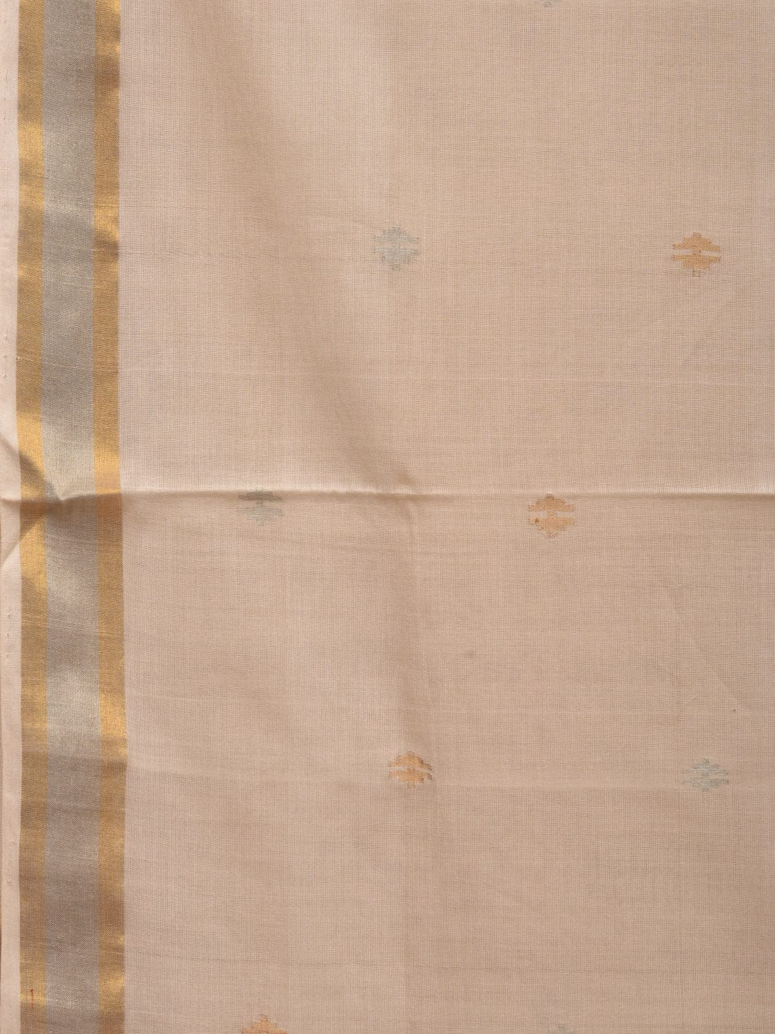 White Uppada Cotton Handloom Saree with Jamdani Pallu Design u1920