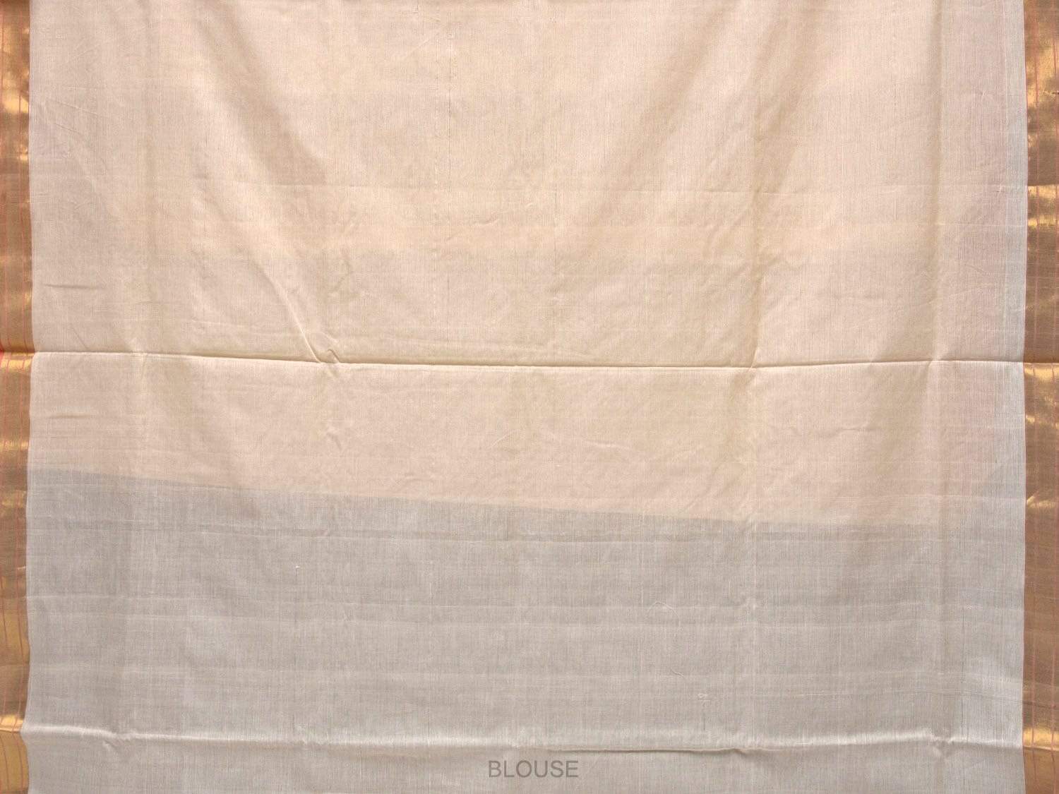 White Uppada Cotton Handloom Saree with Mango Design Pallu u1658