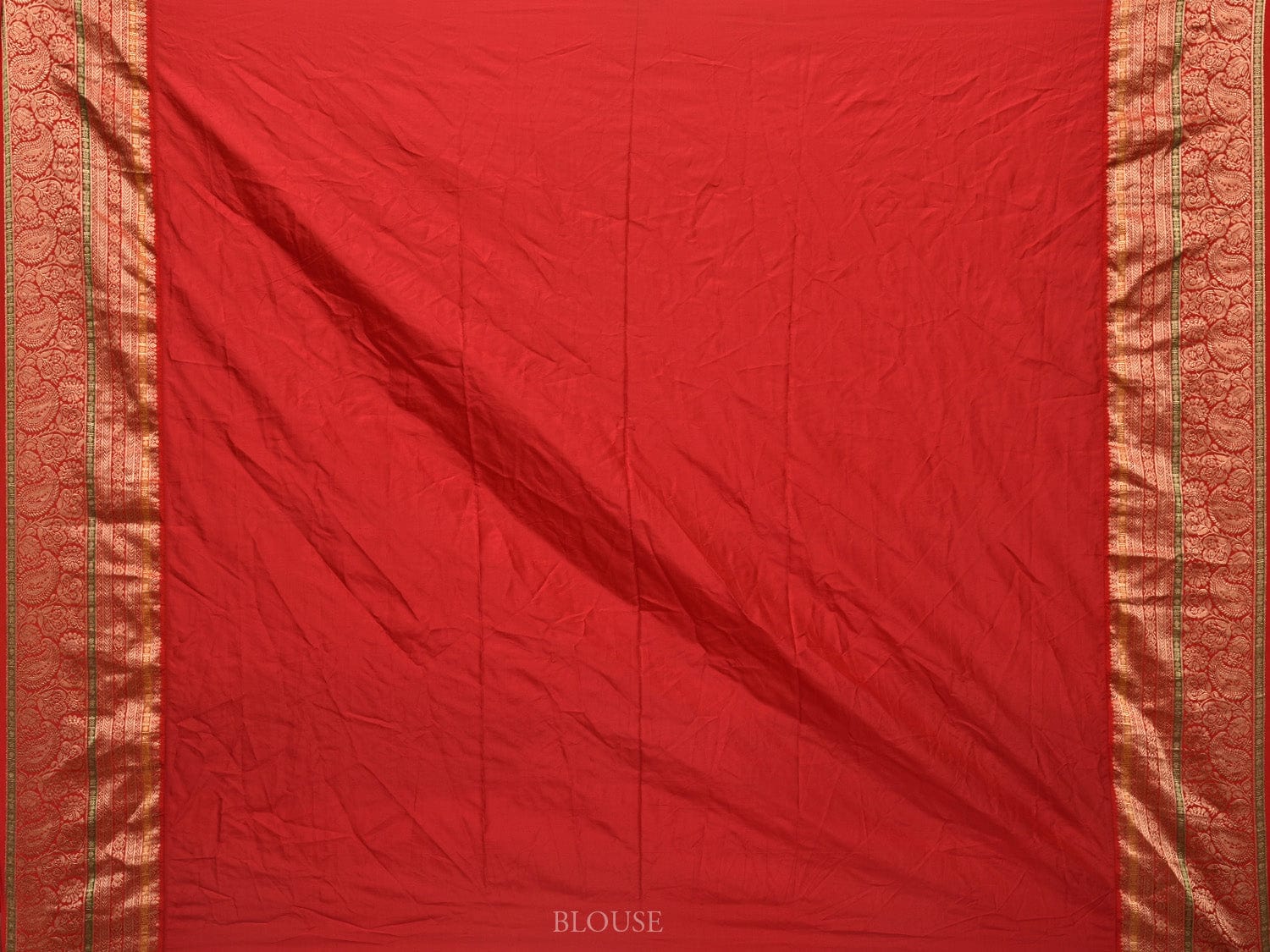 Wine and Red Bandhani Kanchipuram Silk Handloom Saree with Border and Pallu Design bn0410