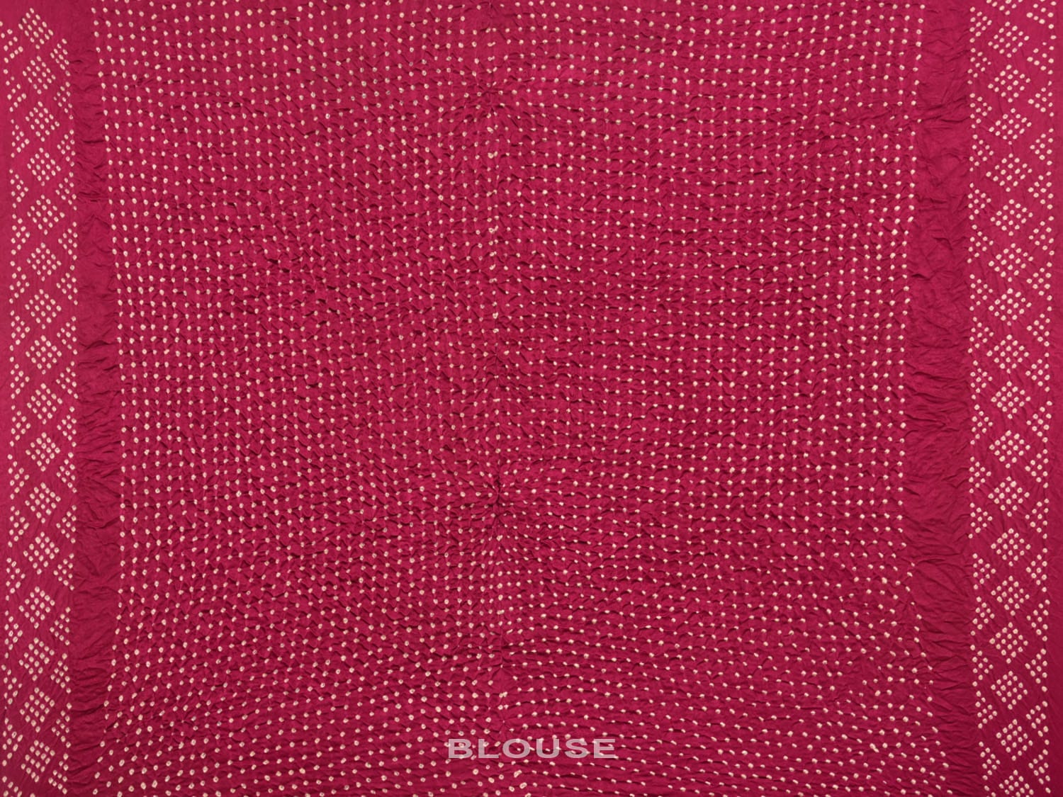 Wine Bandhani Kanchipuram Silk Handloom Saree with All Over Checks and Kalamkari Design bn0485