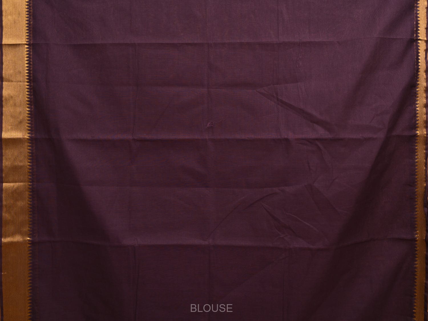 Wine Mangalgiri Cotton Handloom Saree with Strips Design mn0069