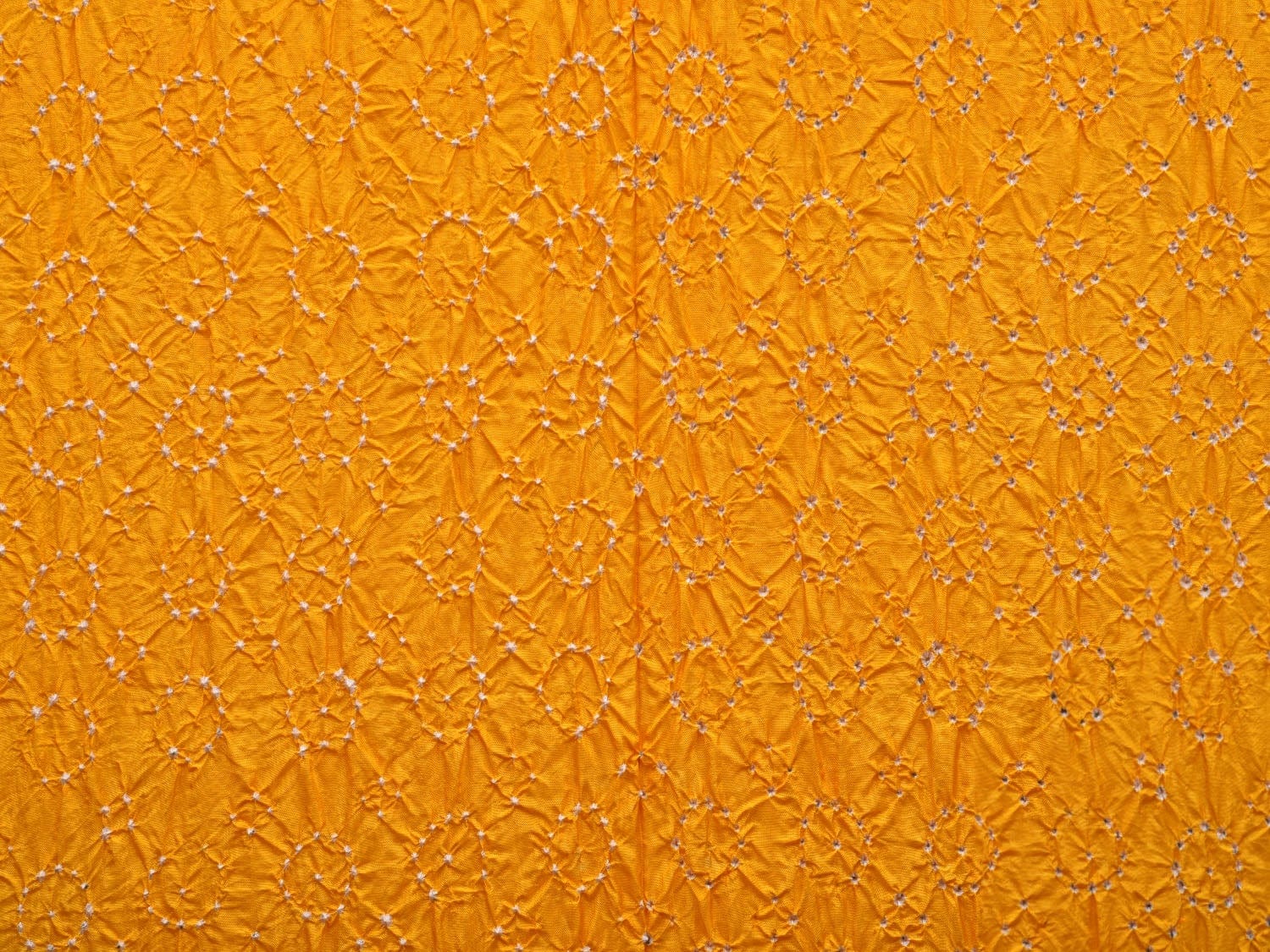 Yellow and Red Bandhani Kanchipuram Silk Handloom Dupatta with Border Design ds2643