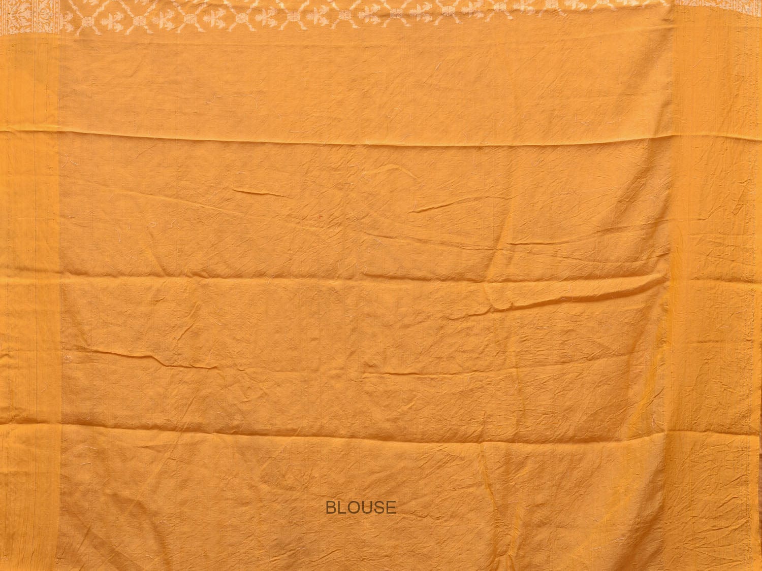 Yellow Cut Work Cotton Handloom Saree with All Over Jamdani Style Design o0387