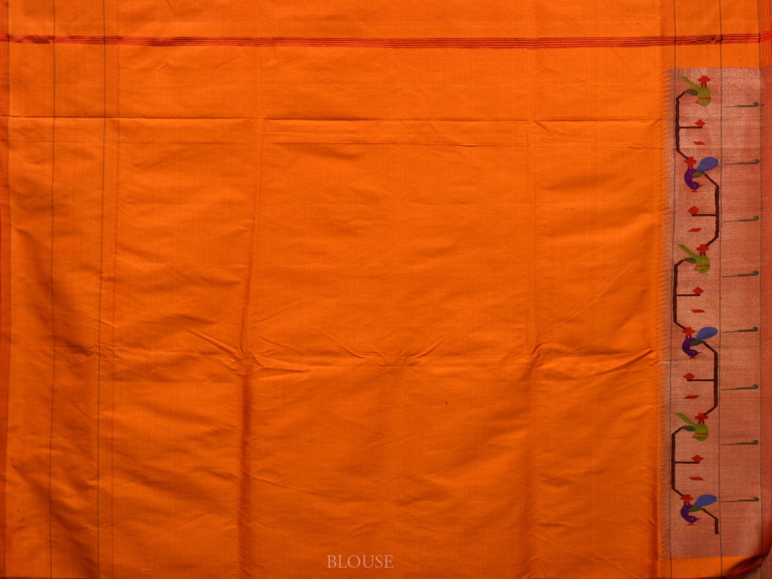 Yellow Paithani Silk Handloom Saree with Peacocks and Parrots Border Design p0467