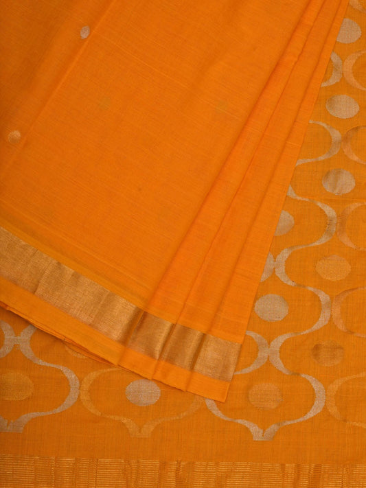 Yellow Uppada Cotton Handloom Saree with Grill Pallu Design u1949