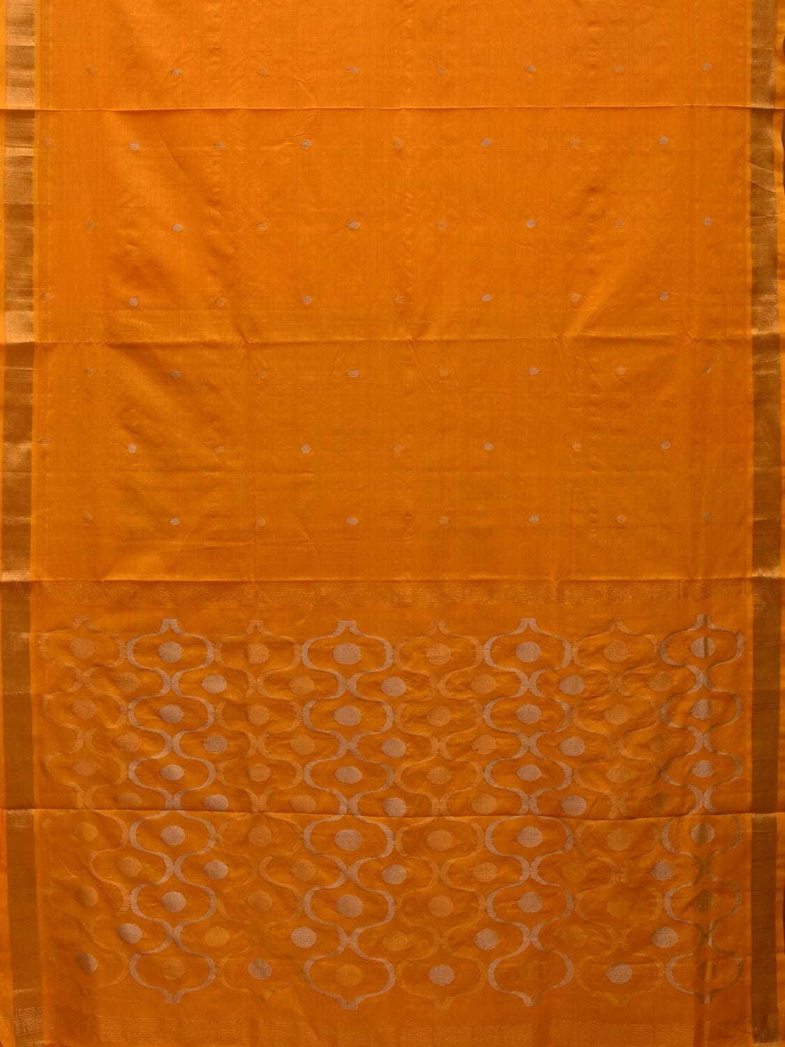 Yellow Uppada Cotton Handloom Saree with Grill Pallu Design u1949