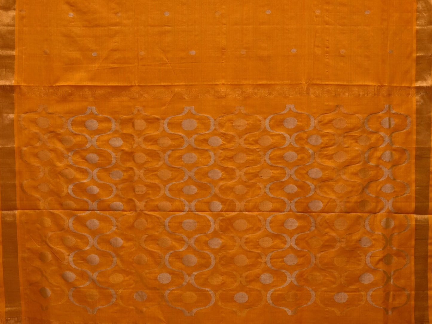 Yellow Uppada Cotton Handloom Saree with Grill Pallu Design u1949