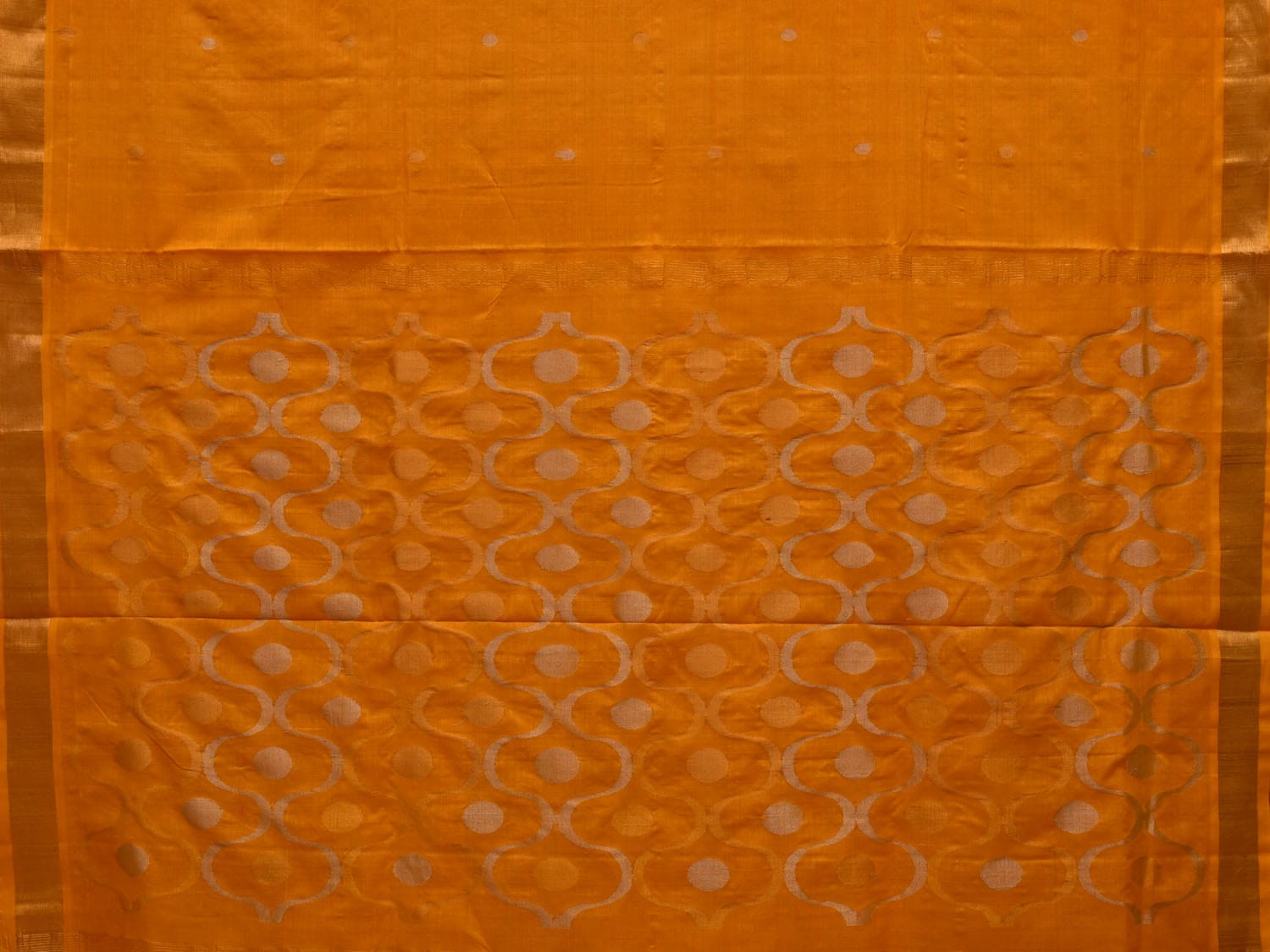 Yellow Uppada Cotton Handloom Saree with Grill Pallu Design u1949