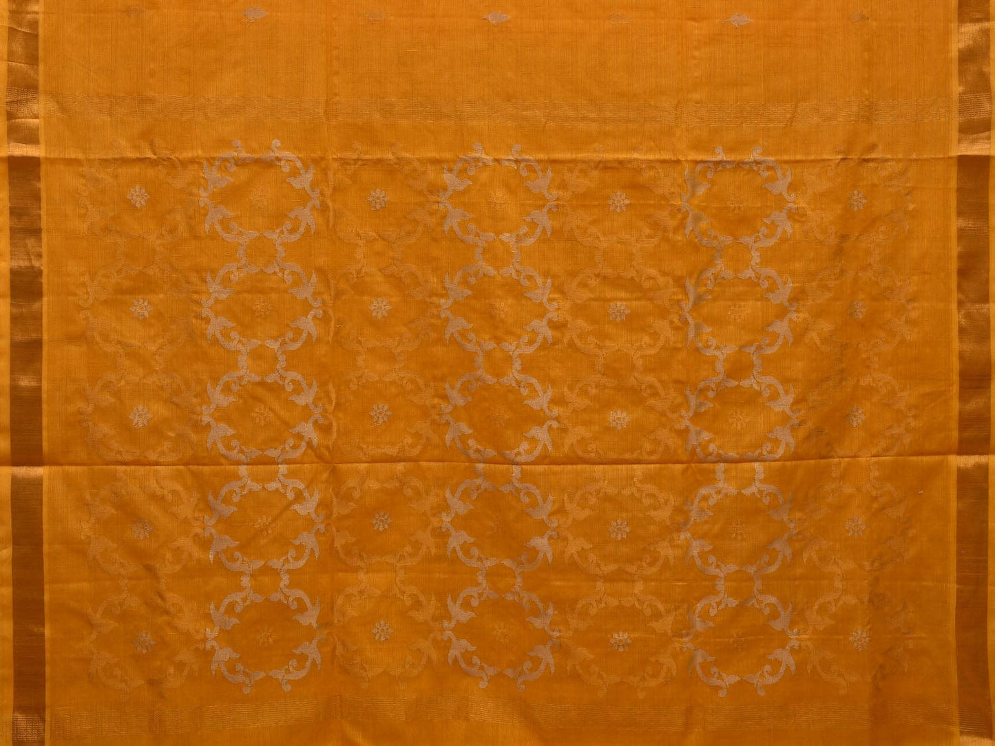 Yellow Uppada Cotton Handloom Saree with Grill Pallu Design u1951