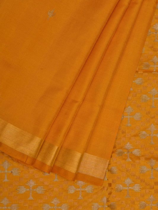 Yellow Uppada Silk Handloom Saree with Jamdani Pallu Design u1919