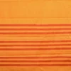 Yellow and Red Bamboo Cotton Plain Saree with Strips Pallu Design No Blouse bc0403